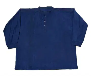 40s 50s 네덜란드 인디고 린넨 스모크 빈티지