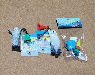 도바 수족관 키라짱 메이짱 키링 풀 사이드 잡화 세트