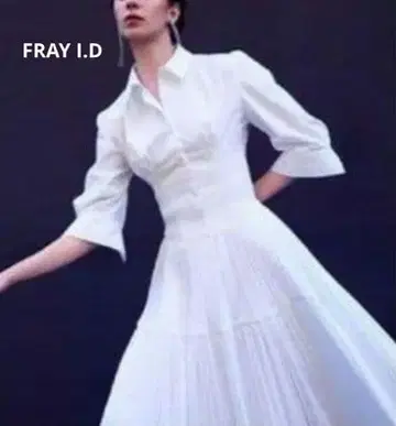 FRAY I.D/프레이 아이디 랜덤 플리츠 셔츠 원피스
