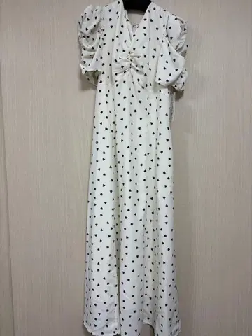 스나이델 SNIDEL Heart collection 프린트 원피스