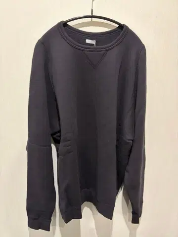 SEEALL YAK TERRY V 맨투맨 블랙 맨투맨