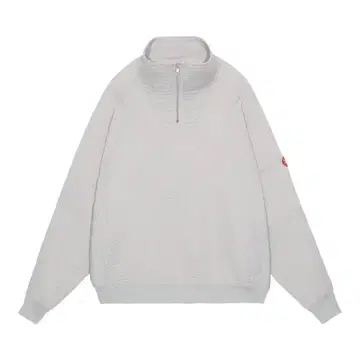 C.E 레이어드 거즈 하프 집업 맨투맨