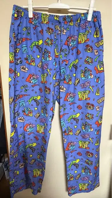 BoTT 컬러풀 캐릭터 패턴 이지 팬츠