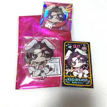 WIND BREAKER 소방준비 파보테리아 아크릴 스탠드 캔뱃지