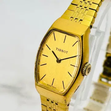 가동 레어 TISSOT 수동 와인딩 여성용 손목시계 빈티지 토노형 금