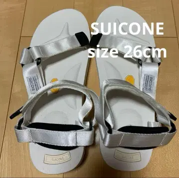SUICONE 스이콕 화이트 스포츠 샌들 비브람 밑창 26cm