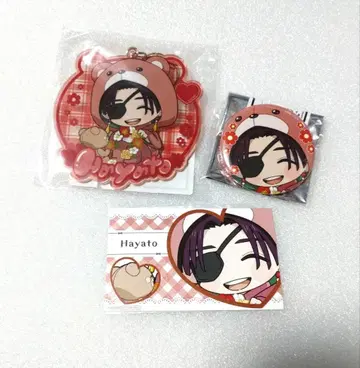 WIND BREAKER 소방준비 파보테리아 아크릴 키링 캔뱃지