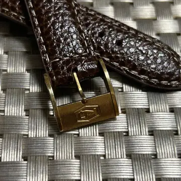 킹 쿼츠 세이코용 골드 비죠와 세이코 브라운 벨트 세트