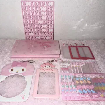 마이멜로디 트레이딩 카드 케이스 문자 부품 슬리브 산리오