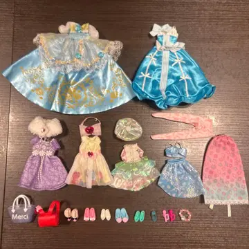 리카짱 의류 드레스 신발 백 묶음 판매