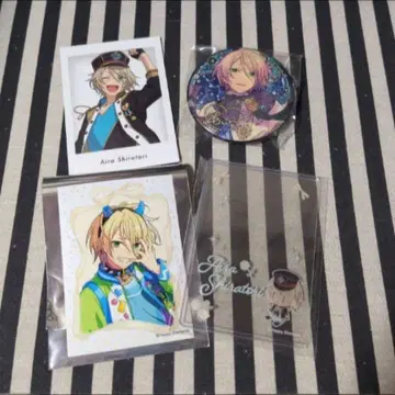 앙스타 10주년 아이라 특전 파샤츠 미니 브로마이드 경질 케이스 캔뱃지