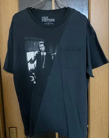펄프 픽션 영화 티셔츠 슬리프티 룩 XL
