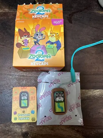 주토피아 파우버트 링슬리 키보드 캡 파우버트