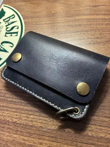 트래커 미니 지갑 차심 핸드메이드