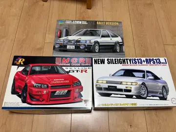 미조립 프라모델 3대 아오시마 후지미 AE86 레빈 실에이티 GT-R