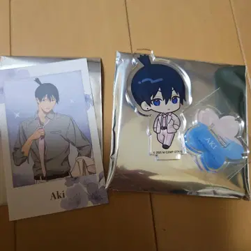 체인소 맨 선샤인 프린스 호텔 클리어 카드 아키 새상품 아크릴 스탠드