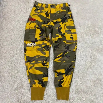 KaneZ 케인즈 카모플라쥬 카고 팬츠 S 남성용