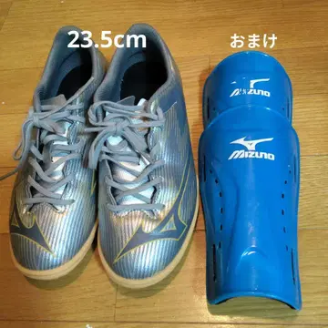 덤 포함 Mizuno Alpha 축구화 실버 23.5cm