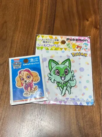 씰/다리미 패치 냐오하 스카이 포켓몬 패트롤