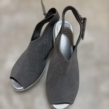 핏플랍 니트 슬링백 샌들 그레이