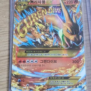 포켓몬카드 와일드블레이즈 M리자몽 EX UR