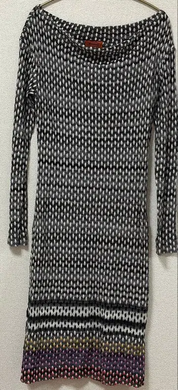 미쏘니 보트넥 니트 원피스 size42