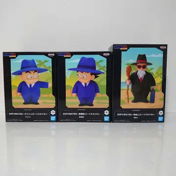 드래곤볼 SOFVIMATES 손오공 크리링 무천도사 3종 세트
