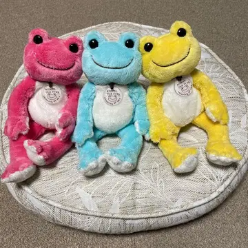 개구리 피클스 봉제 인형 3체 세트