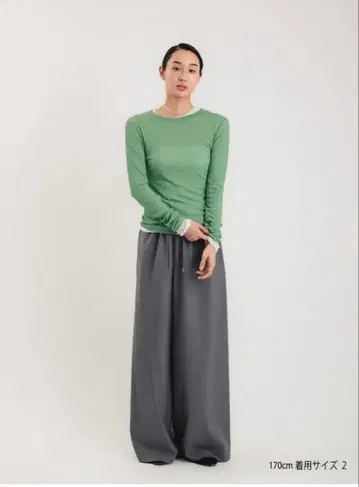 스터닝 루어 개더 이지 와이드 팬츠 이번 시즌 미개봉 새상품 사이즈 2