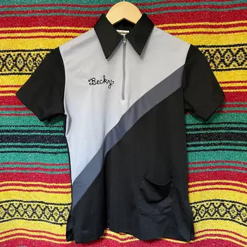 킹 루이 볼링 셔츠 빈티지 S 70s