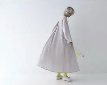 네스트로브 nest Robe 린넨 오우미 가공 턱 플레어 2way 원피스