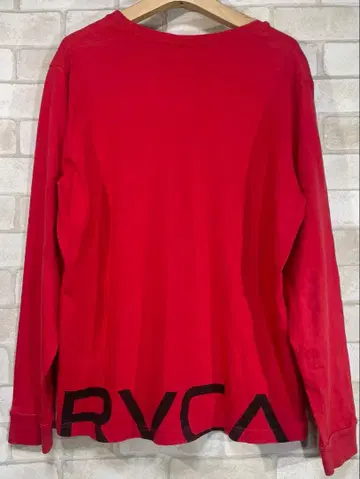[ RVCA ] 루카 양면 로고 백 로고 긴팔 티셔츠