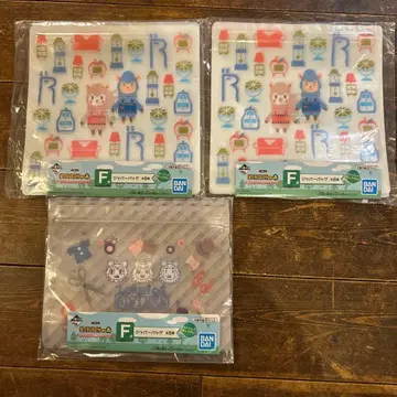 동물의 숲 제일복권 F상 지퍼 백