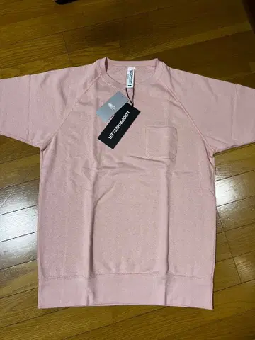 빔즈 별주 루프 휠러 반팔 맨투맨 사이즈 XL 핑크 미사용품