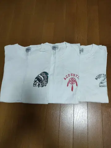 ACOUSTIC 티셔츠 3개 세트