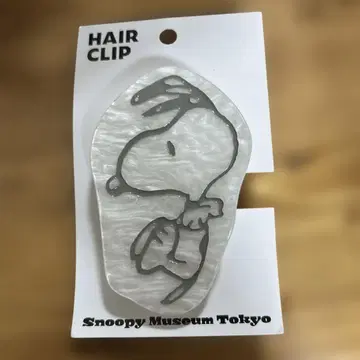 스누피 뮤지엄 한정판 헤어 클립 미사용 새상품