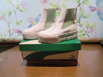 Puma 사이드 고어 부츠 화이트/그린