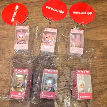 Monchhichi 키링 6체 세트