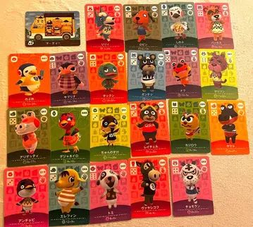 모여봐요 동물의 숲 amiibo 카드 세트