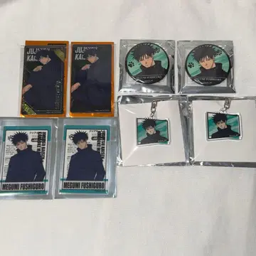 주술회전 후시구로 메구미 마네키네코 남코 클리어 카드 캔뱃지 아크릴 키링