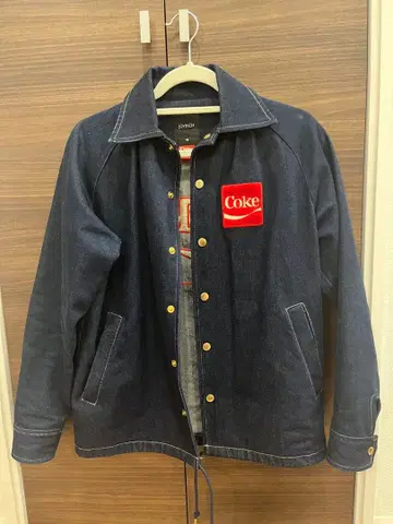 JOYRICH 코카콜라 로고 데님 자켓 XS