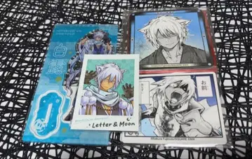 미야비치 혈액의 음양사 콜라보 카페 화이트이슬 코스터 아크릴 스탠드 특전