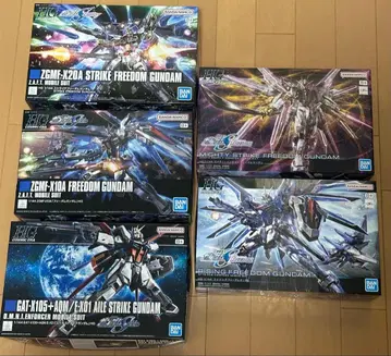 HG 1/144 건담 프라모델 5체 세트 (미개봉)