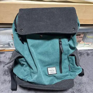 청록색 롤탑 백팩