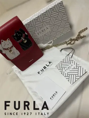 FURLA 체인 숄더 마네키네코 아시아 한정판