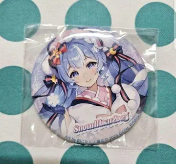 [새상품] 유키 미쿠 2023 윙 베이 오타루 가챠 캔뱃지 메인 비주얼