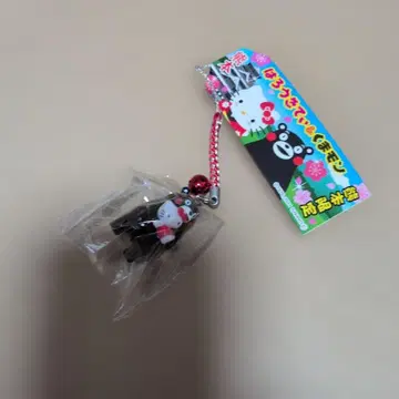 헬로키티 & 쿠마몬 스트랩 네츠케 구마모토 한정판