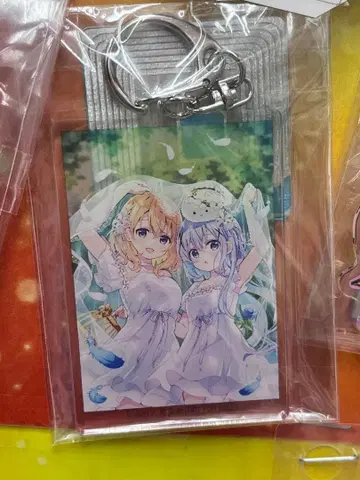 애니메이트 북 페어 특전 주문은 토끼입니까 아크릴 키링