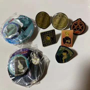 강철의 연금술사 핀 배지 6개 캔뱃지 2개 세트