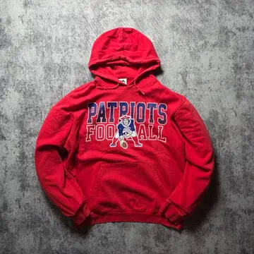 NFL 페이트리어츠 후드티 빨간색 XL 상당 구제 의류
